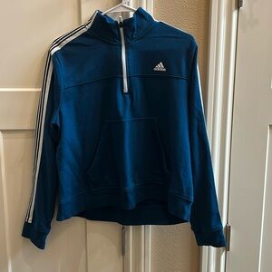 Adidas workwear 3/4 zip cropped